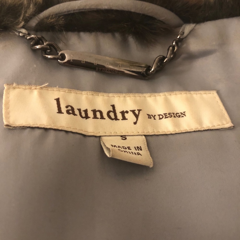 Beautiful Laundry By Design Gray Poncho Size Small - Picture 7 of 7